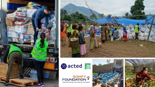 One year of partnership between SOMFY Foundation and Acted